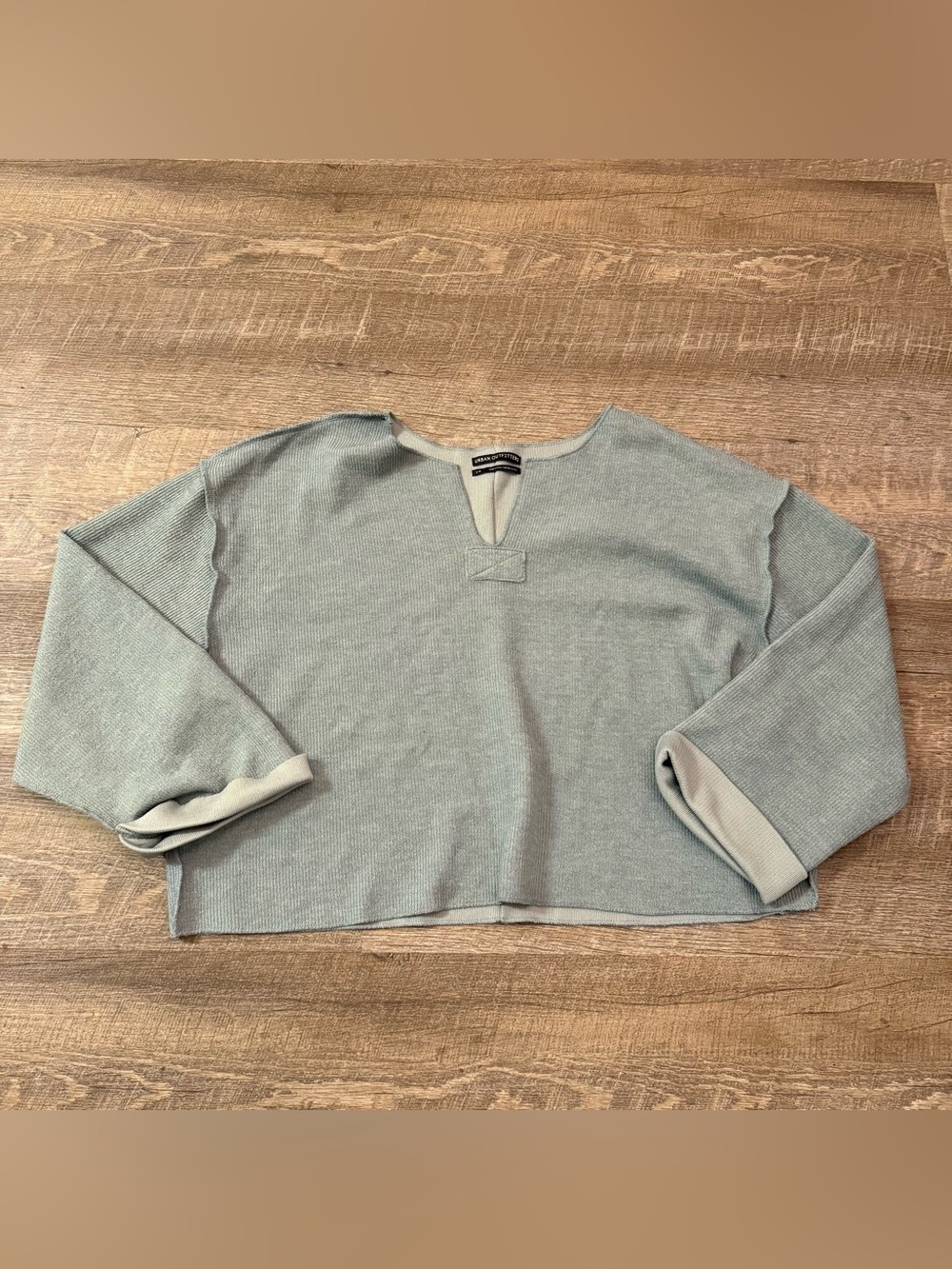 Urban Outfitters Light Seafoam Green Knit Top